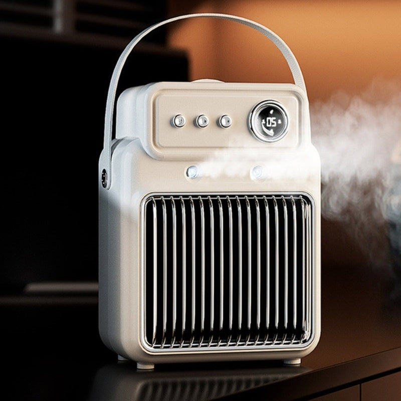 1200W 2 In 1 Efficient Room Heater Humidifying Table Heater Overheating Protections Heater Indoor Heater Suitable For Offices - CyberLLC