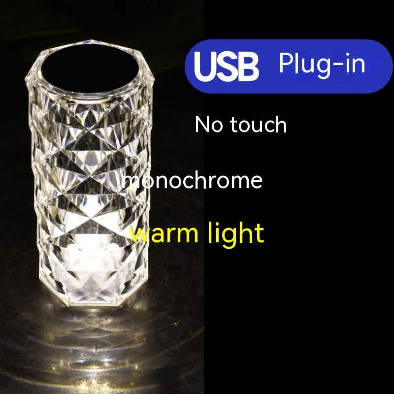 Crystal Rose Lamp Atmosphere Creative Led Table Lamp - CyberLLC