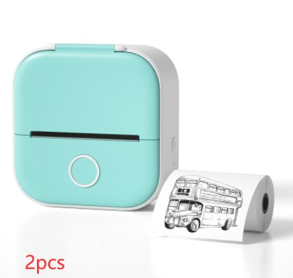 Portable Bluetooth Mini Thermal Label Printer, Perfect for Photos, Price Tags, and Student Projects - CyberLLC