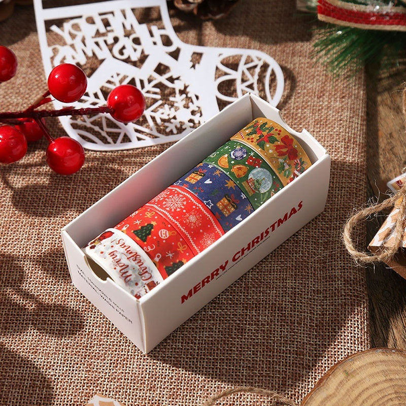 Creative Christmas Gift And Paper Adhesive Tape, Christmas Decoration Material Cute Christmas Tape - CyberLLC