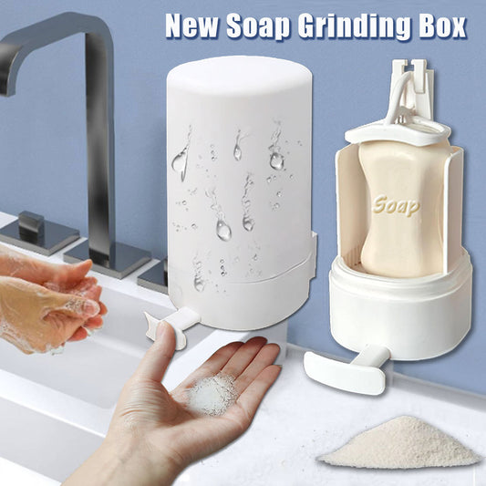 Soap Grinder Dispenser Soap Box Easily Wall Mounted