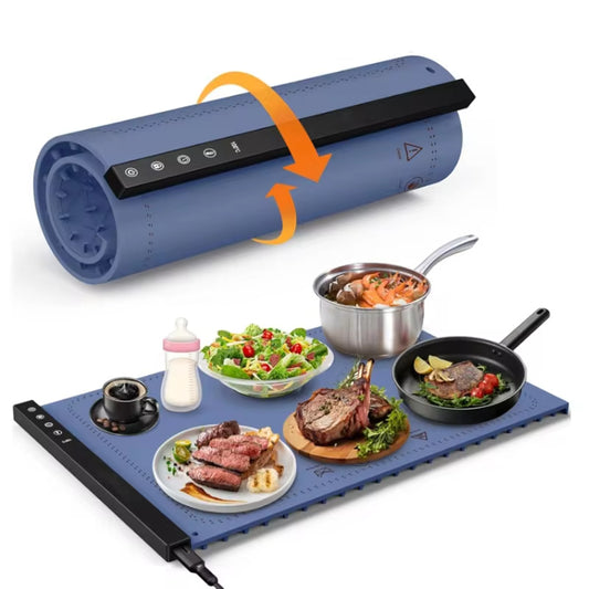 Kitchen Gadget Electric Warming Tray Hot-sale Graphene Vegetable Heating Hot Cutting Board Household Multi-functional Thermal Insulation - CyberLLC
