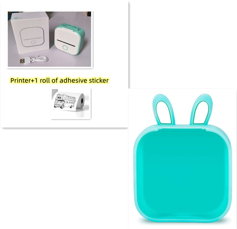Portable Bluetooth Mini Thermal Label Printer, Perfect for Photos, Price Tags, and Student Projects - CyberLLC
