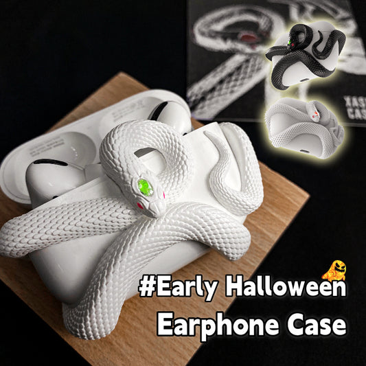 Elegant Snake Wireless Earphone Case Headset Protective Case Silicone Earphone Case Cover - CyberLLC