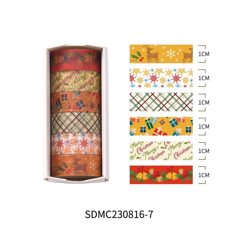 Creative Christmas Gift And Paper Adhesive Tape, Christmas Decoration Material Cute Christmas Tape - CyberLLC
