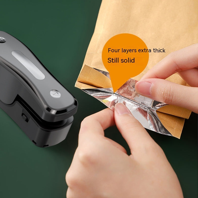 Portable Rechargeable USB Mini New, Sealing Machine: Compact Kitchen Gadget for Easy Food Preservation - CyberLLC