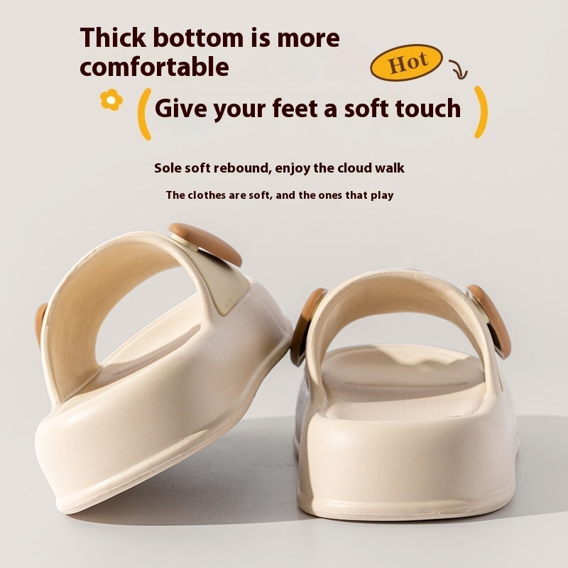 Cartoon Slippers Cute Non slip Floor Bathroom Slipper Summer Women's House Shoes