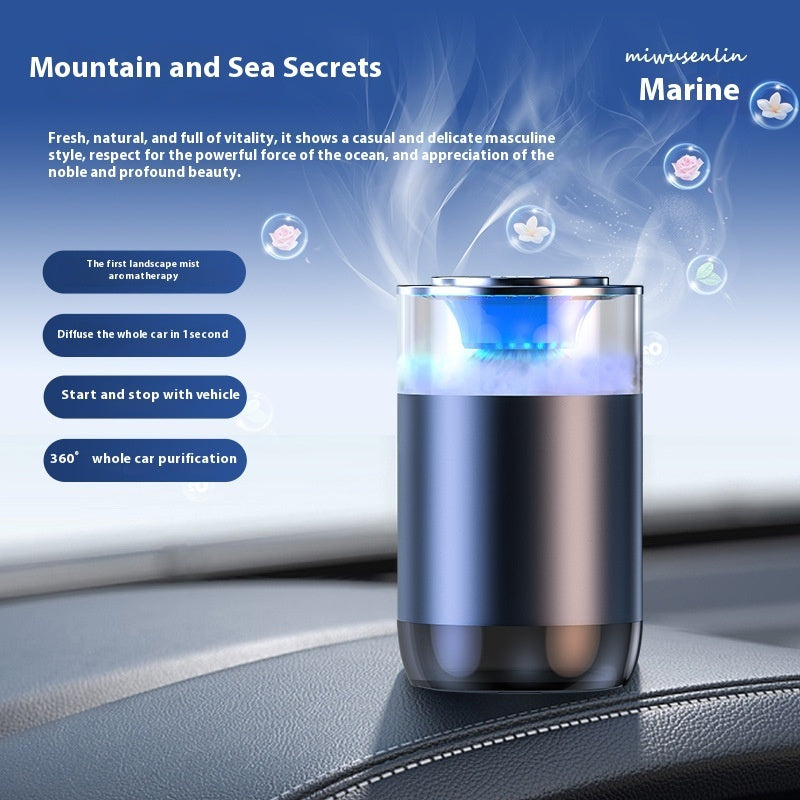 Car Aromatherapy Diffuser & Air Freshener, Premium Cloud Mist Natural Fragrance for Cars, Trucks, RVs & Sedans Auto Decoration & Relaxation Tool