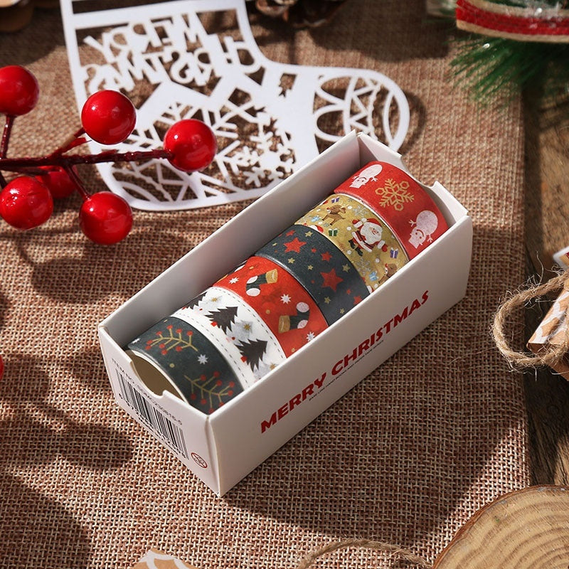Creative Christmas Gift And Paper Adhesive Tape, Christmas Decoration Material Cute Christmas Tape - CyberLLC