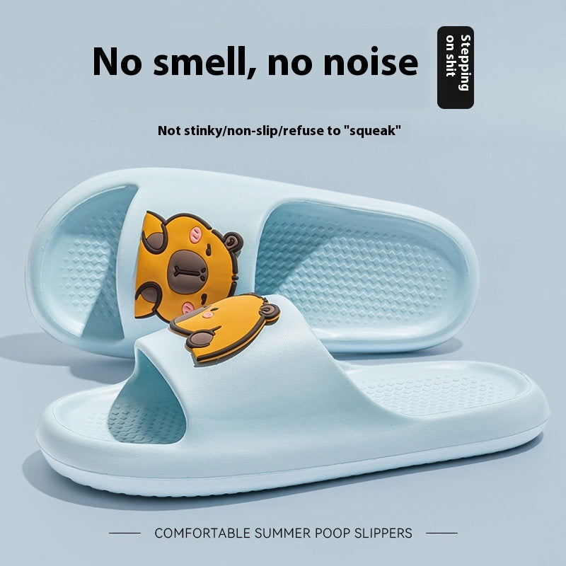 Cartoon Slippers Cute Non slip Floor Bathroom Slipper Summer Women's House Shoes