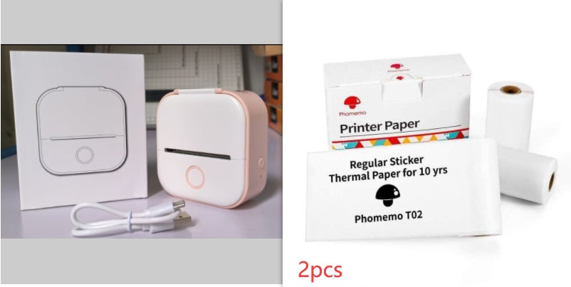 Portable Bluetooth Mini Thermal Label Printer, Perfect for Photos, Price Tags, and Student Projects