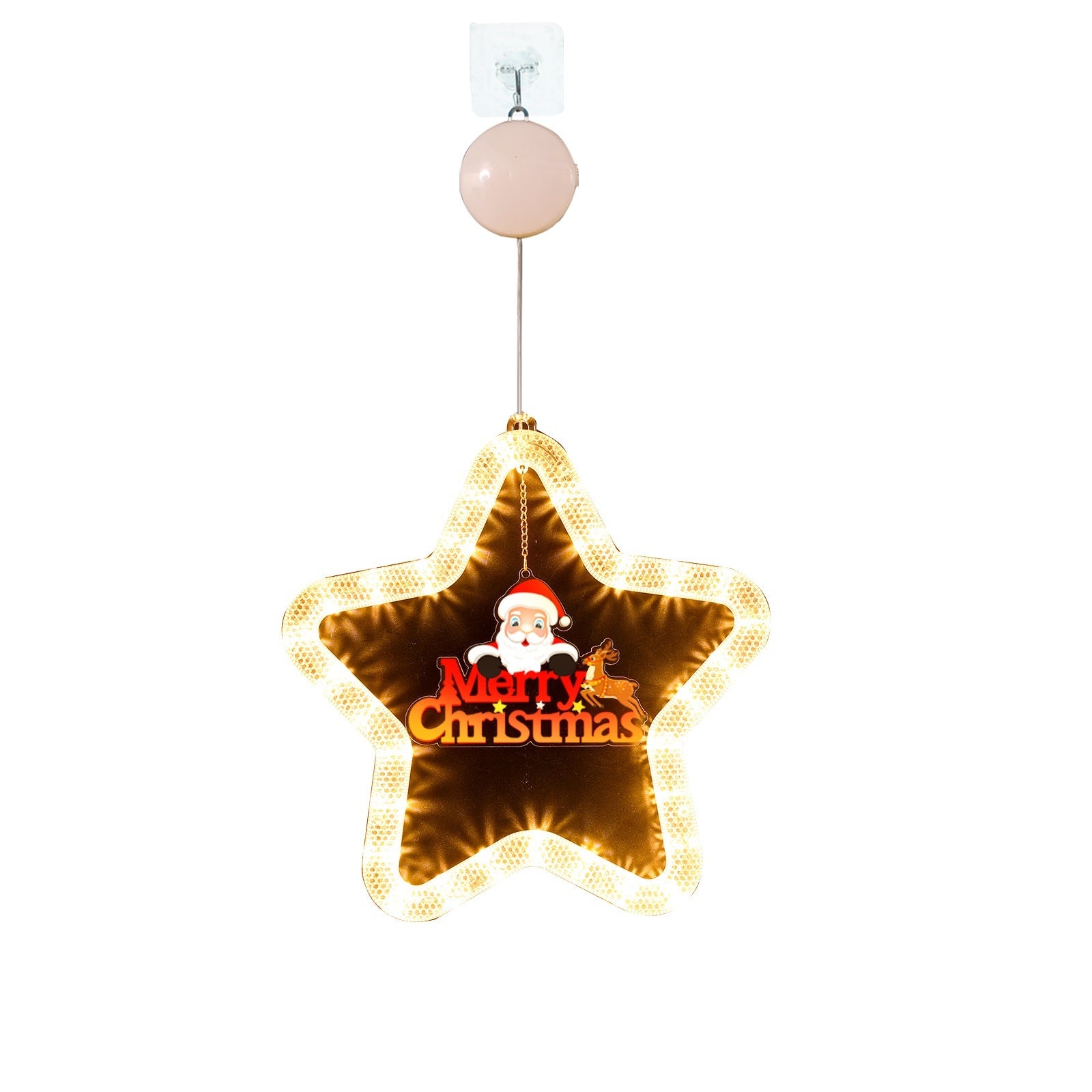 Christmas Pendant Decoration Christmas Atmosphere Led Lights Led Christmas Star Light Decoration For Window Door For Holiday - CyberLLC