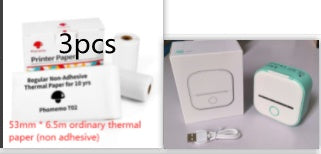 Portable Bluetooth Mini Thermal Label Printer, Perfect for Photos, Price Tags, and Student Projects - CyberLLC