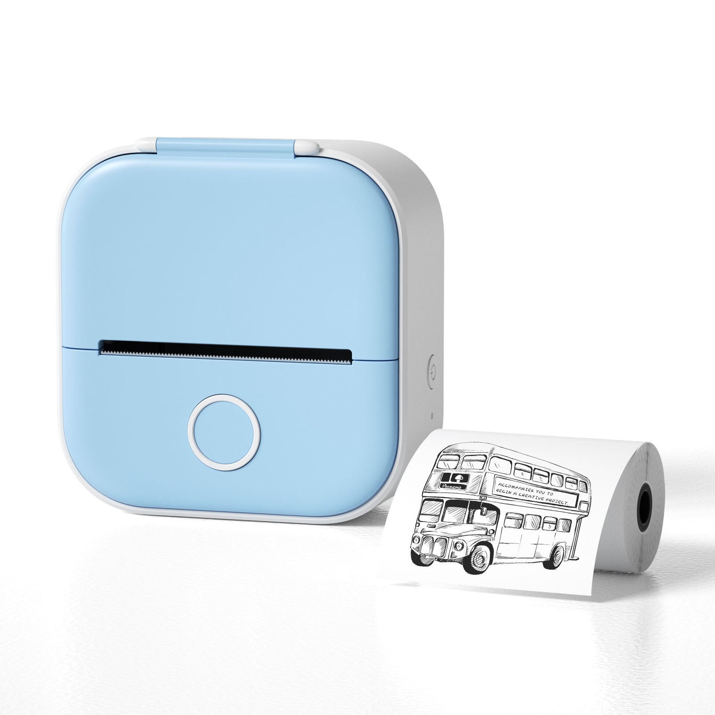 Portable Bluetooth Mini Thermal Label Printer, Perfect for Photos, Price Tags, and Student Projects - CyberLLC