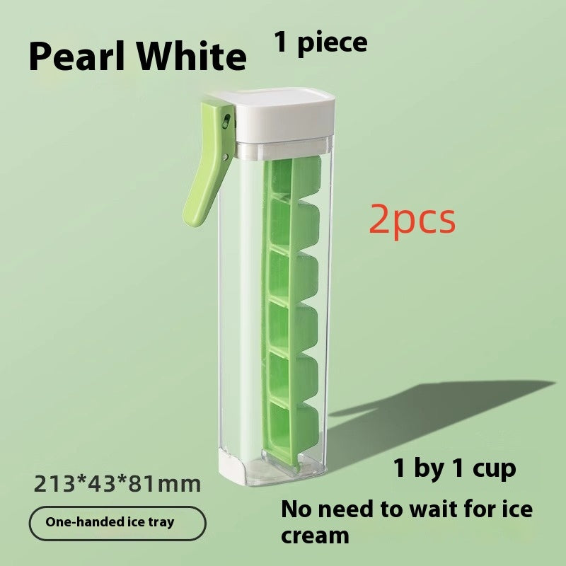 Ice Cube Press Ice Maker Ice Mold Food Grade Press Ice Tray Ice Cube Maker Ice Tray Mold With Storage Box