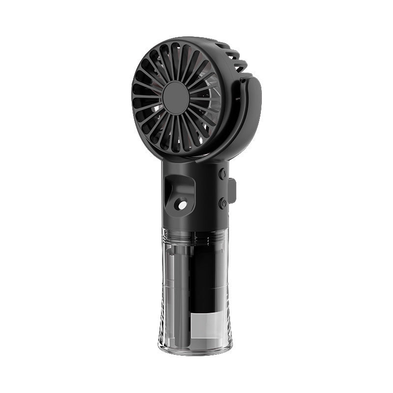 Portable Handheld Spray Fan 4-Speed Water Spray Mist Fan Summer Cooling Artifact USB Charging Summer Supplies Outdoor Mini Fan - CyberLLC