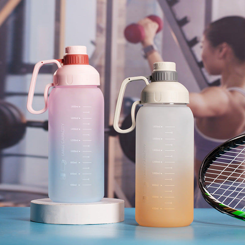 Gradient Color Water Cup Summer Large Capacity Sports - CyberLLC