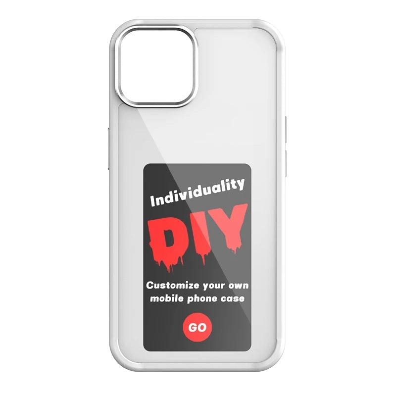 E-ink Screen Phone Case Unlimited Screen Projection Personalized Phone Cover Battery Free New Designer Luxury Phone Case - CyberLLC