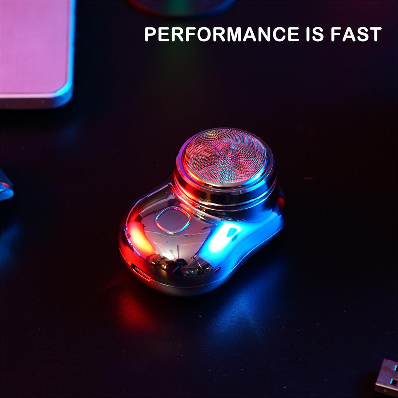 Mini Portable Face Cordless Shaver Rechargeable Electric Shaver Men, Wet & Dry Painless Small Size - CyberLLC