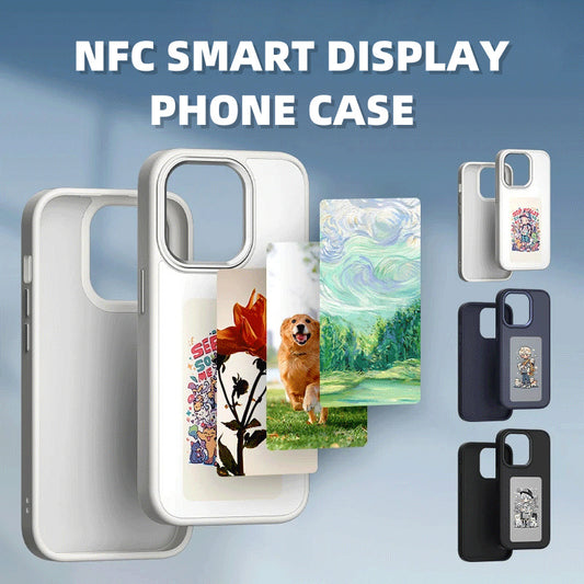 E-ink Screen Phone Case Unlimited Screen Projection Personalized Phone Cover Battery Free New Designer Luxury Phone Case - CyberLLC