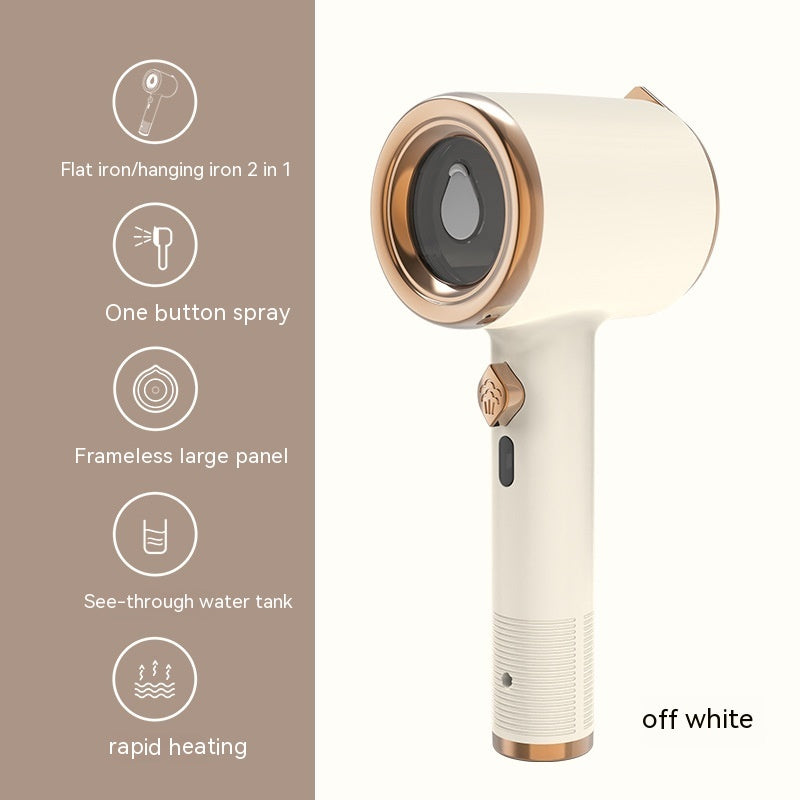 All New, Elegant Mini Portable Handheld Garment Steamer, Versatile Fabric, clothes Steam Iron for Travel & Home Use, Vertical Design - CyberLLC