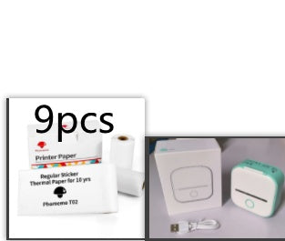 Portable Bluetooth Mini Thermal Label Printer, Perfect for Photos, Price Tags, and Student Projects - CyberLLC