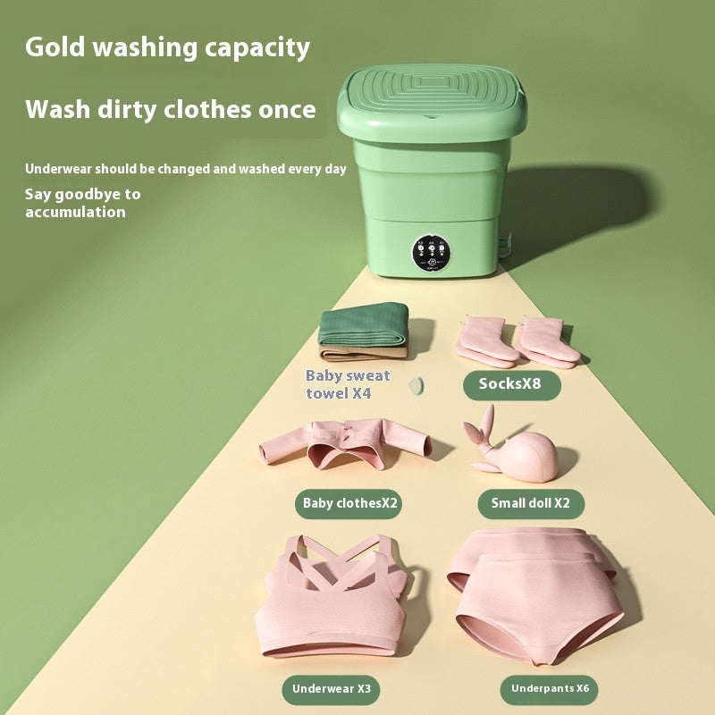 Portable Small Mini Washing Machine Household - CyberLLC