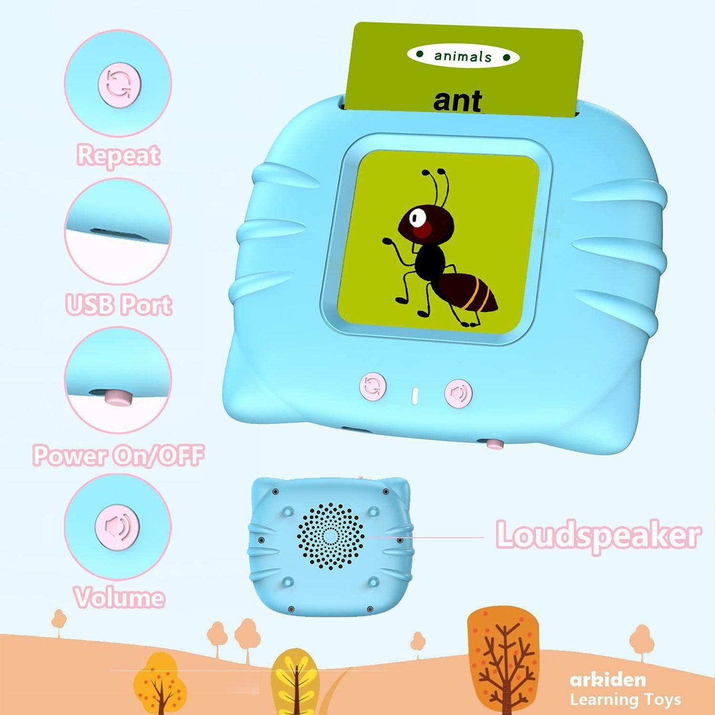 Children's Enlightening Early Education Smart Pure English Card - CyberLLC