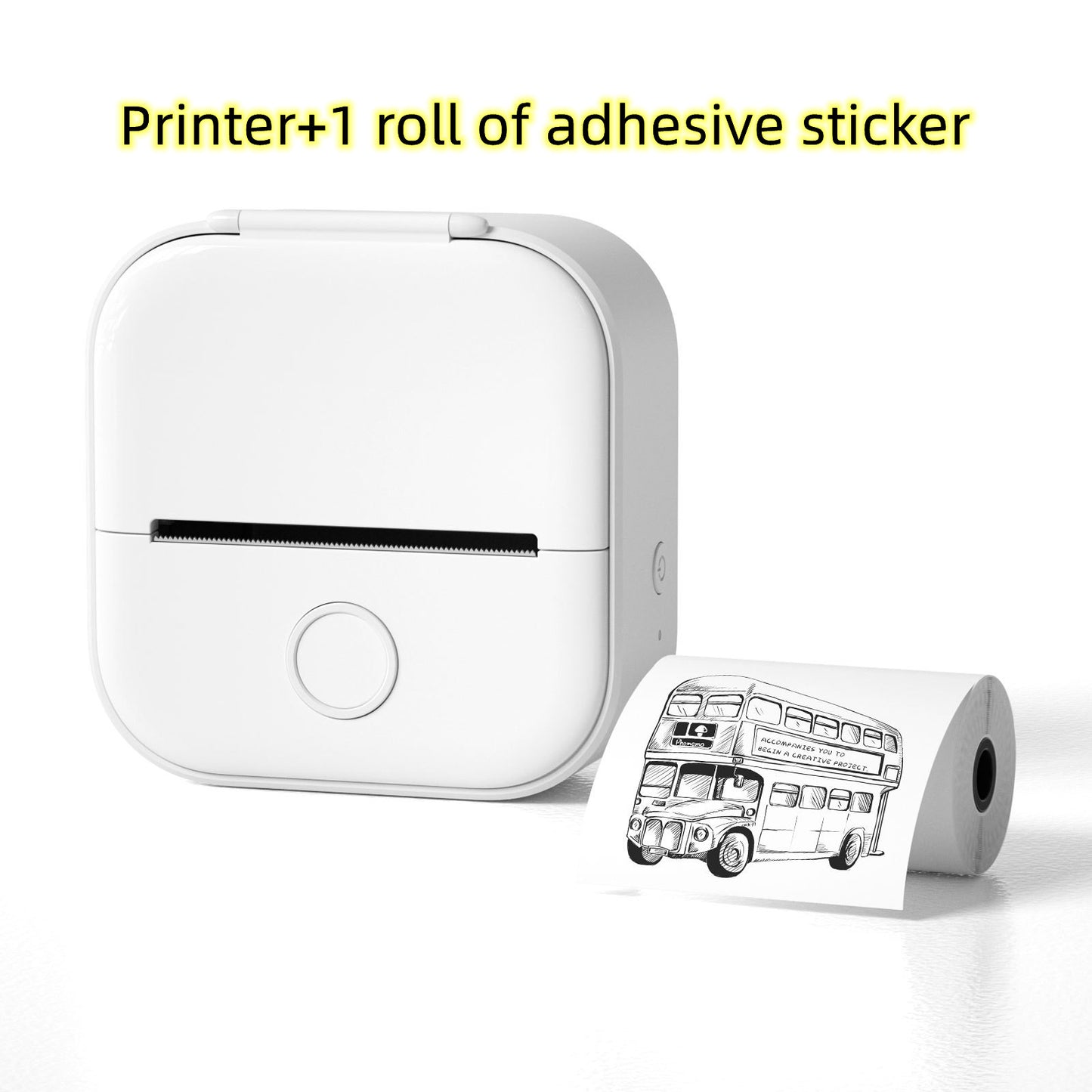 Portable Bluetooth Mini Thermal Label Printer, Perfect for Photos, Price Tags, and Student Projects