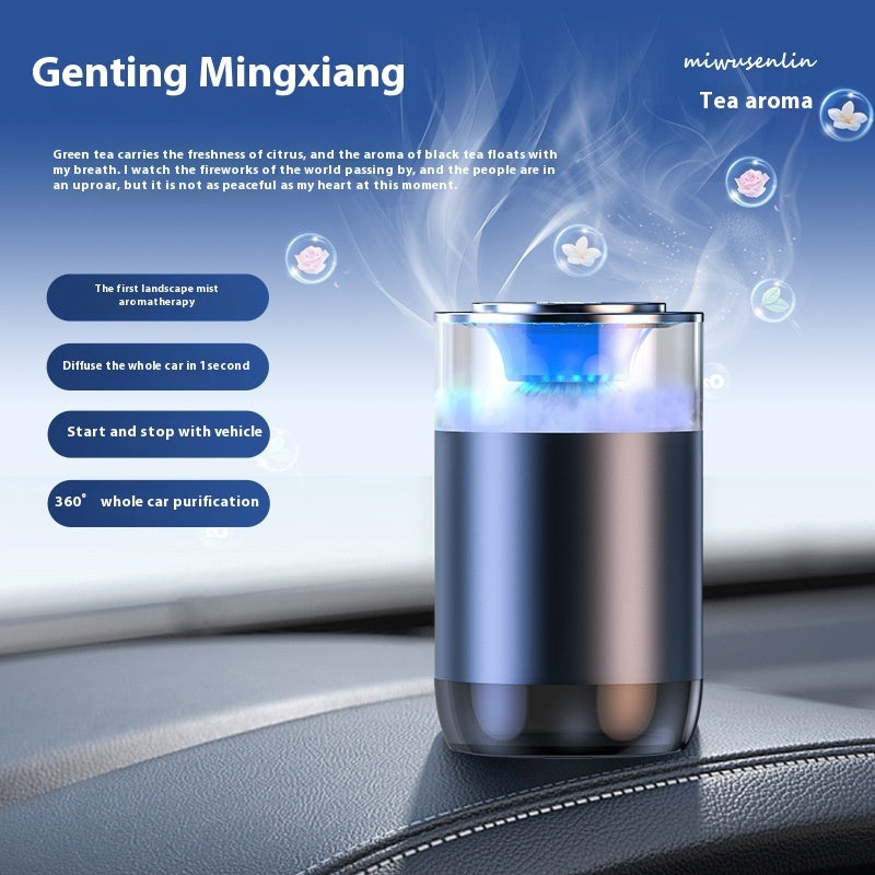 Car Aromatherapy Diffuser & Air Freshener, Premium Cloud Mist Natural Fragrance for Cars, Trucks, RVs & Sedans Auto Decoration & Relaxation Tool