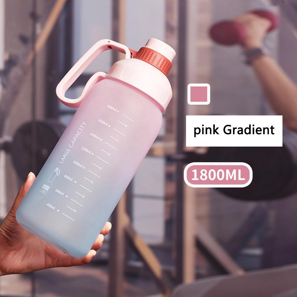 Gradient Color Water Cup Summer Large Capacity Sports - CyberLLC