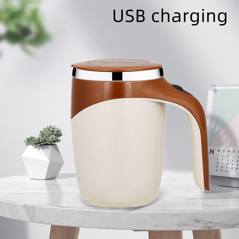Rechargeable Magnetic Stirring Cup – Elegant Automatic Mixer for Coffee & Drinks! - CyberLLC