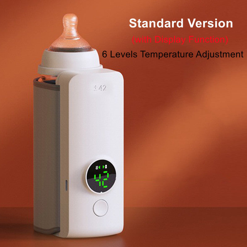 Ultimate Baby Bottle Warmer, Portable, Wireless, & Rechargeable & Keeps Milk Perfectly Warm Anywhere, Anytime! - CyberLLC