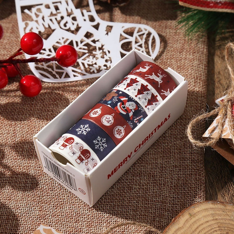 Creative Christmas Gift And Paper Adhesive Tape, Christmas Decoration Material Cute Christmas Tape - CyberLLC