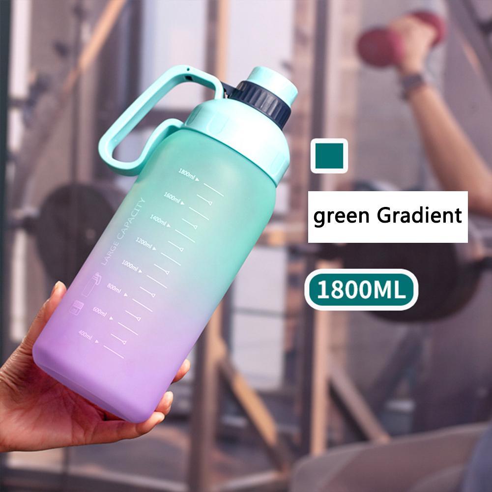 Gradient Color Water Cup Summer Large Capacity Sports - CyberLLC