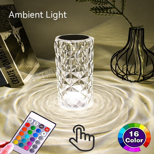 Crystal Rose Lamp Atmosphere Creative Led Table Lamp - CyberLLC