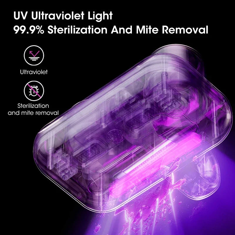New Mattress Vacuum Mite Remover Cordless Handheld Powerful Cleaner Suction For Bed - CyberLLC