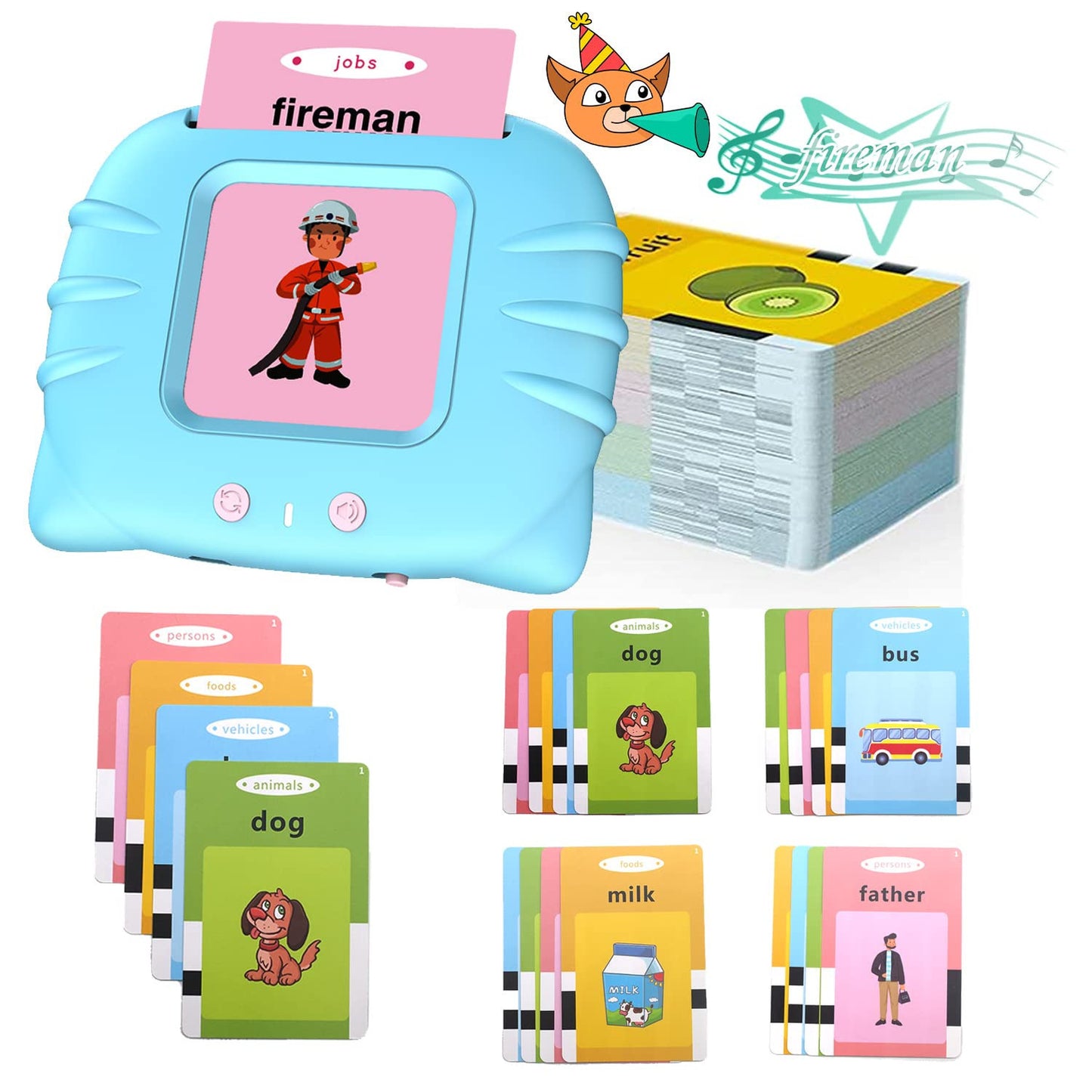 Children's Enlightening Early Education Smart Pure English Card - CyberLLC