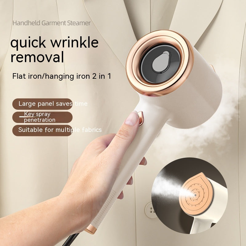 All New, Elegant Mini Portable Handheld Garment Steamer, Versatile Fabric, clothes Steam Iron for Travel & Home Use, Vertical Design - CyberLLC