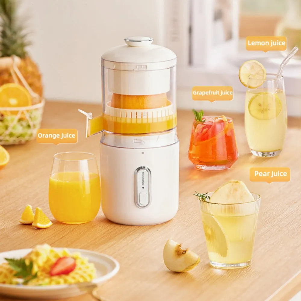 Multifunctional Wireless Electric Juicer Steel Orange Lemon Blender USB Portable Mini Fruit Squeezer Pressure Juicer Kitchen - CyberLLC