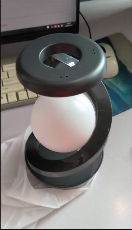 Rotating Moon Desk Lamp With Phone Wireless Charging Sensor Control Table Lamps Decorative Desktop Lamp Small Night Lamp Home Decor - CyberLLC