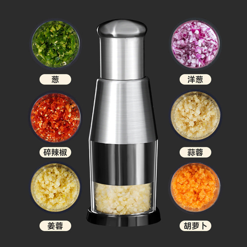 Garlic Crusher Onion Chopper Multipeler Vegetables Chopper Manual Garlic Press Machine Garlic Squeezer Kitchen Gadget - CyberLLC