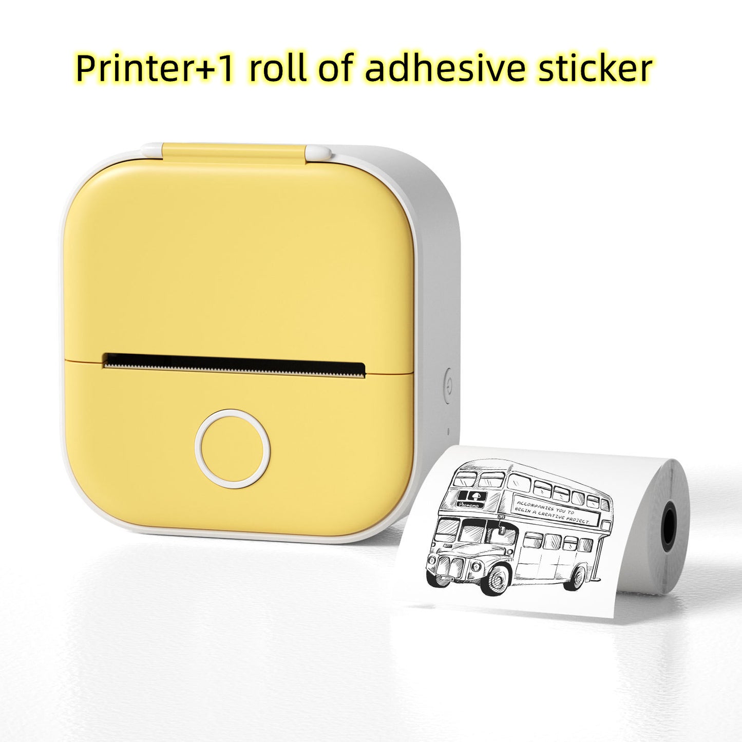 Portable Bluetooth Mini Thermal Label Printer, Perfect for Photos, Price Tags, and Student Projects