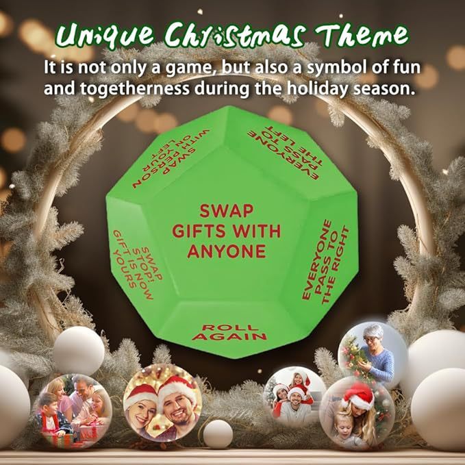 Xmas Santa Exchange Gift Dice - CyberLLC
