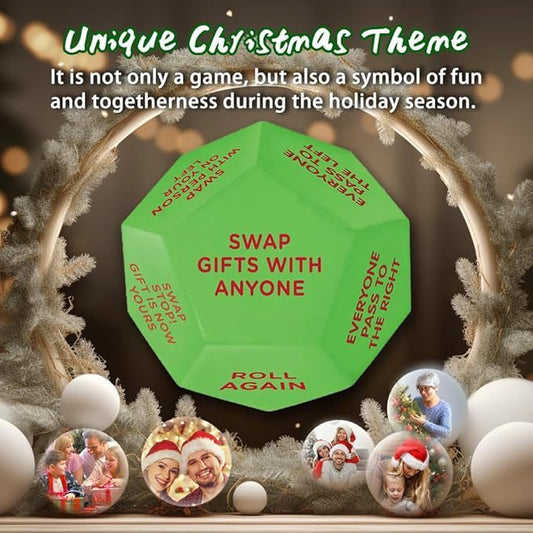 Xmas Santa Exchange Gift Dice - CyberLLC