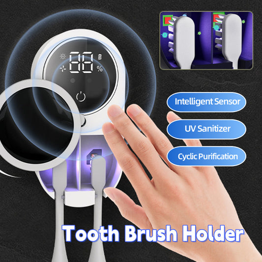 Tooth Brush Holder Sanitizer Uv Toothpaste Toothbrush Disinfectant - CyberLLC