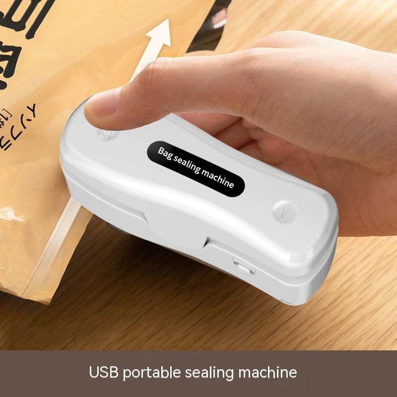 Portable Rechargeable USB Mini New, Sealing Machine: Compact Kitchen Gadget for Easy Food Preservation - CyberLLC