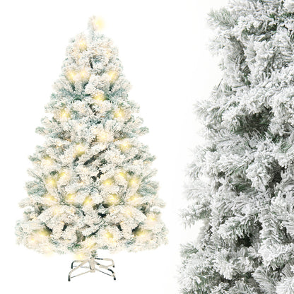 Magical Snow-Flocked Christmas Tree Ultra Realistic PVC Holiday Tree That Instantly Transforms Any Space