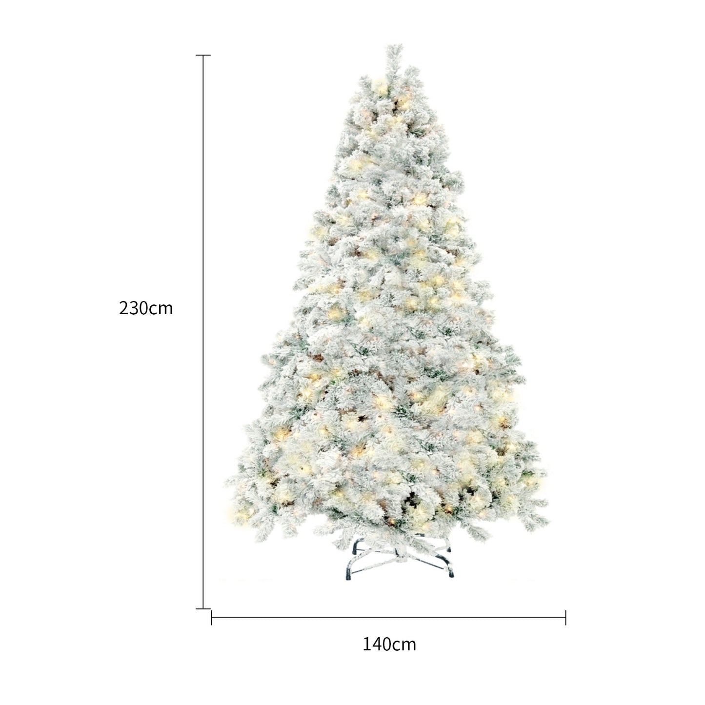 Magical Snow-Flocked Christmas Tree Ultra Realistic PVC Holiday Tree That Instantly Transforms Any Space