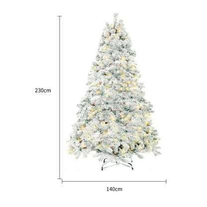 Magical Snow-Flocked Christmas Tree Ultra Realistic PVC Holiday Tree That Instantly Transforms Any Space
